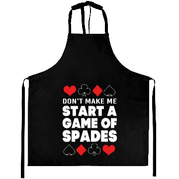 Discover Spades Poker Card Game Aprons