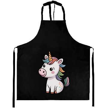 Discover Believe in Magic – Cute Rainbow Unicorn Fantasy Aprons