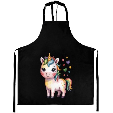Discover Believe in Magic – Cute Rainbow Unicorn Fantasy Aprons