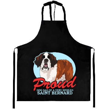 Discover Saint Bernard Dog Dad St. Bernhard Aprons