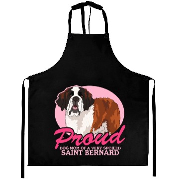 Discover Saint Bernard Dog Mom St. Bernhard Aprons