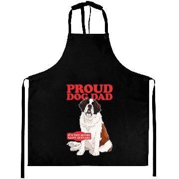 Discover Saint Bernard Dog Dad St. Bernhard Aprons