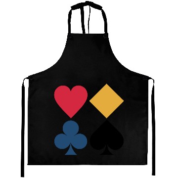 Discover Classic Card Suits Aprons