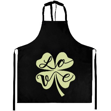 Discover Lucky Love Four Leaf Clover Aprons