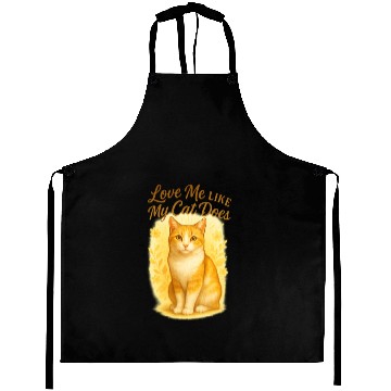 Discover Summer Cat Love Quote Aprons