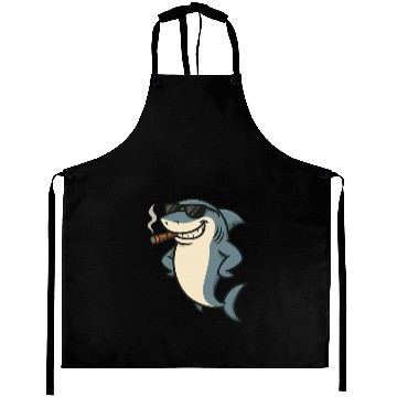 Discover Cool Shark Vibes Aprons