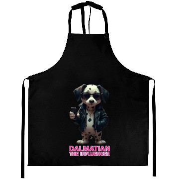 Discover Dalmatian the Influencer Aprons