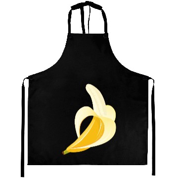 Discover Bright yellow banana – peeled motif Aprons