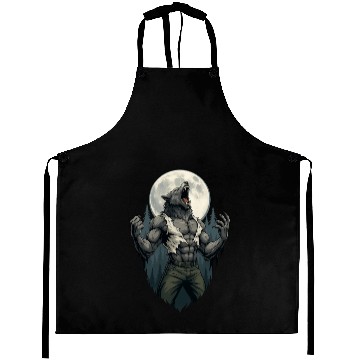 Discover Howl of the Alpha – Werewolf Under the Moon Aprons