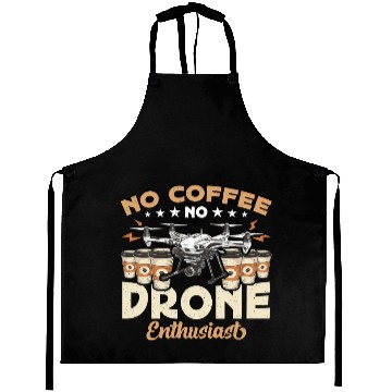 Discover Drone Enthusiast No Coffee Aviation Coffee Lover Aprons