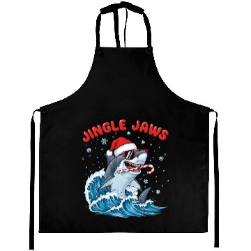 Discover Jingle Jaws – Christmas Holiday with Bite Design Aprons