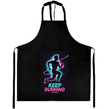 Discover Neon Cyber Tiger Aprons