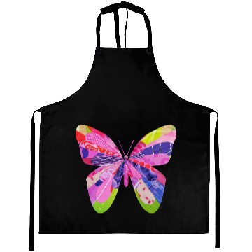Discover Butterfly design unique collage bug art garden Aprons
