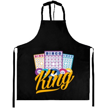 Discover Bingo King Bingo Player Fun Vibes Aprons
