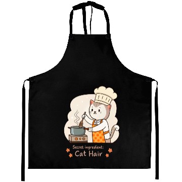 Discover Gourmet Cat Hair Cuisine Aprons