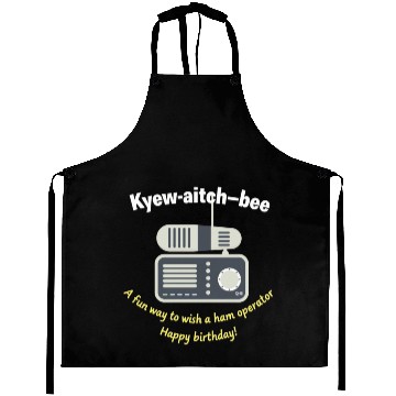 Discover Ham Radio Happy Birthday Aprons