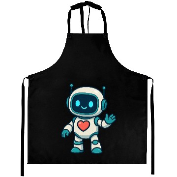 Discover AI & Robot Characters – Futuristic Design Collecti Aprons