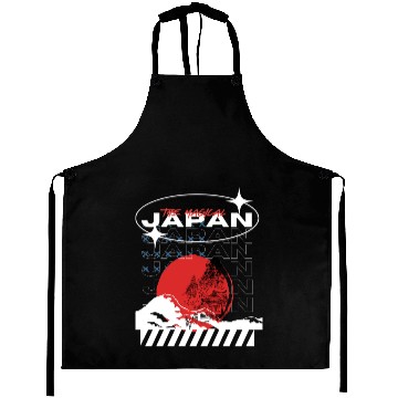 Discover Black Blue Creative Streetwear Japan Aprons