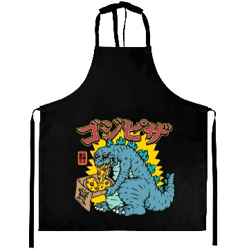 Discover Kaiju Pizza Cravings Aprons