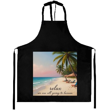 Discover Serene Ocean Sunset Aprons