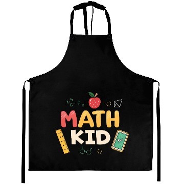 Discover Math Kid - Cute Back to School Design for Kids Aprons