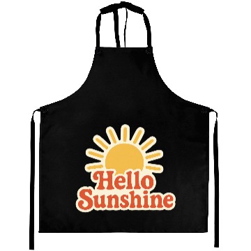 Discover Sunrise Hello Sunshine Illustration Aprons