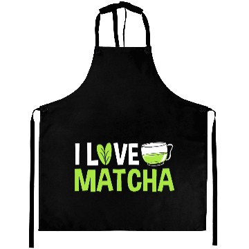 Discover Matcha Green Tea Matcha Lover Aprons