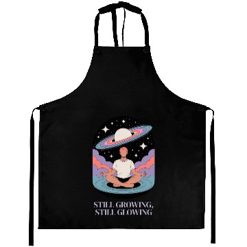 Discover Inner Cosmos – Meditative Galaxy Aprons