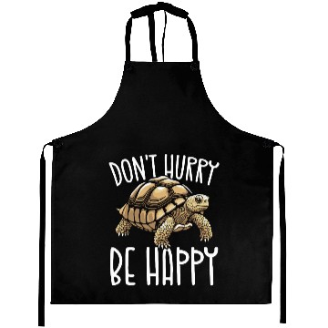Discover Turtle Chill Motivational Quote Aprons