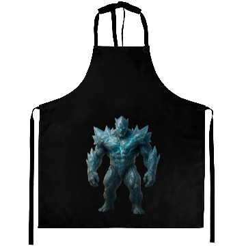 Discover Crystal Golem hyper-realistic Aprons
