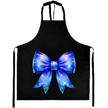Discover Galaxy Sparkle Bow Aprons