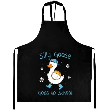 Discover Silly Goose Back to School Funny Aprons