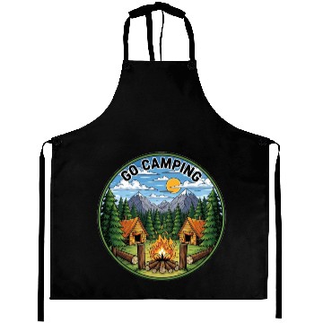 Discover Go Camping Aprons