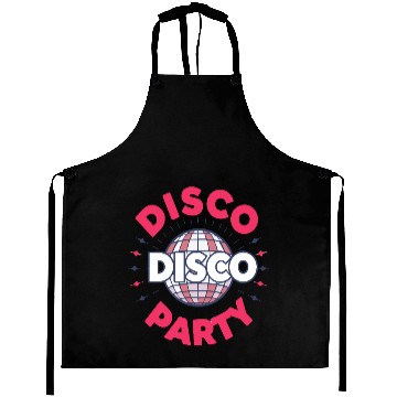 Discover Disco Disco Party Party Aprons