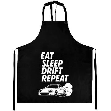 Discover Eat Sleep Drift Repeat | JDM Lifestyle Aprons