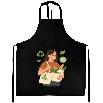 Discover Eco-Friendly Zero Waste Grocery Design Aprons