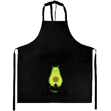 Discover Avocado Cat with Attitude Aprons