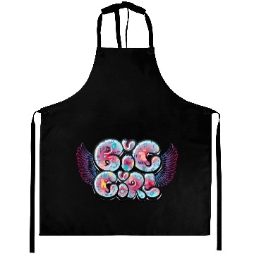Discover Vibrant Puppy Friends Illustration Aprons