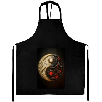 Discover Cyber Yin Yang Balance Aprons