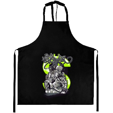 Discover Urban Graffiti Kid Portrait Aprons