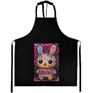 Discover Graffiti Kawaii Bunny Pop Aprons