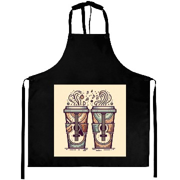 Discover "SUN & US" Matching Aprons - Where Coffee Meets