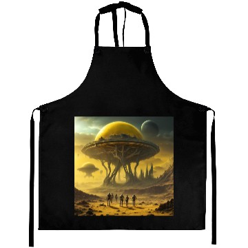 Discover Alien Planetary Forest with Floating Cities Aprons
