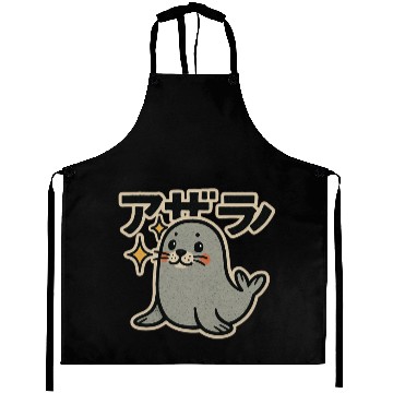 Discover Cute Seal Japanese Aprons