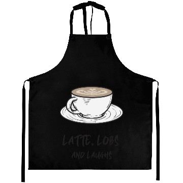 Discover Latte, Lobs and Laughs - Pickleball Coffee Aprons