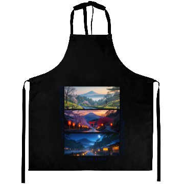 Discover 003 - Serene Mount Fuji Nightscapes Aprons