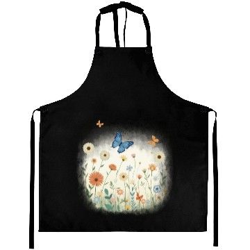 Discover Flowers and butterflies Aprons
