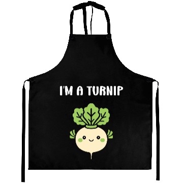 Discover Turnip Character Illustration Aprons
