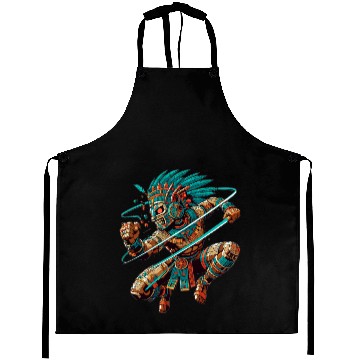 Discover Aztec Warrior - Inca Maya Mayans Aprons