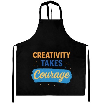 Discover Inspirational Quote with Bold Typography Aprons